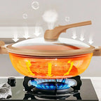 Non-Stick Wok Pan for Induction and Gas Hobs, Dishwasher Safe
