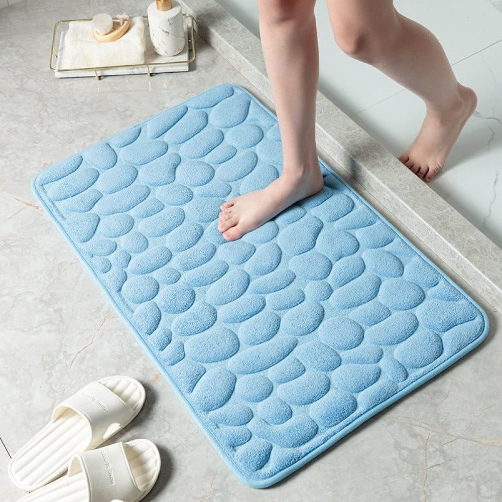 Ultra-Soft Quick-Dry Bath Mat with Anti-Slip Backing