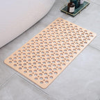 Non-Slip TPE Shower Mat with Suction Cups, Four Sizes