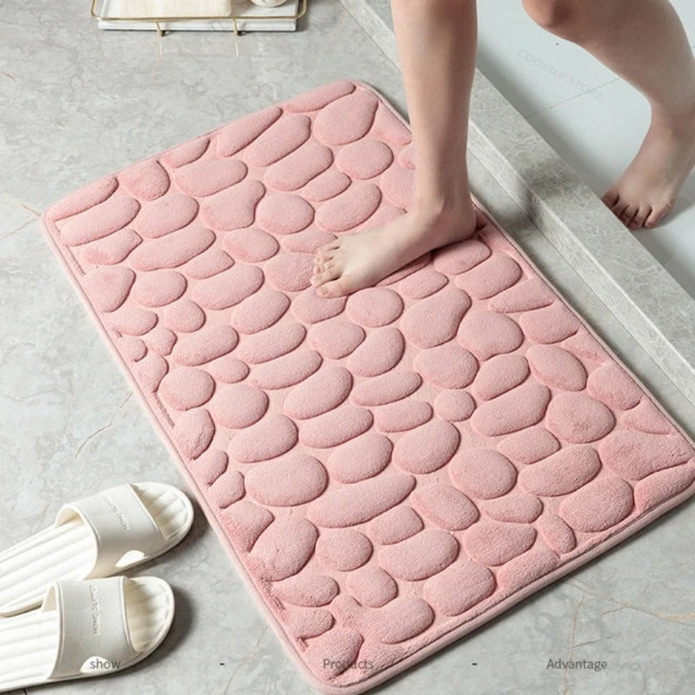 Ultra-Soft Quick-Dry Bath Mat with Anti-Slip Backing