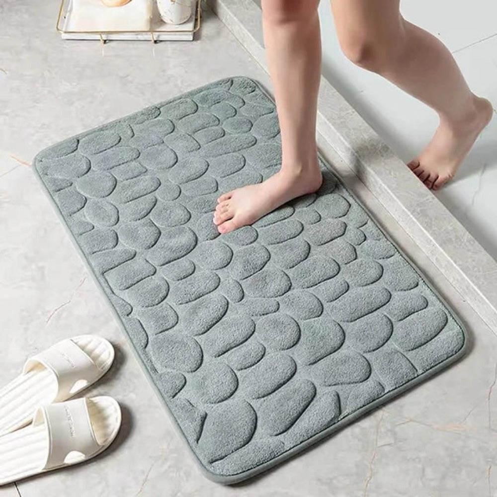Ultra-Soft Quick-Dry Bath Mat with Anti-Slip Backing