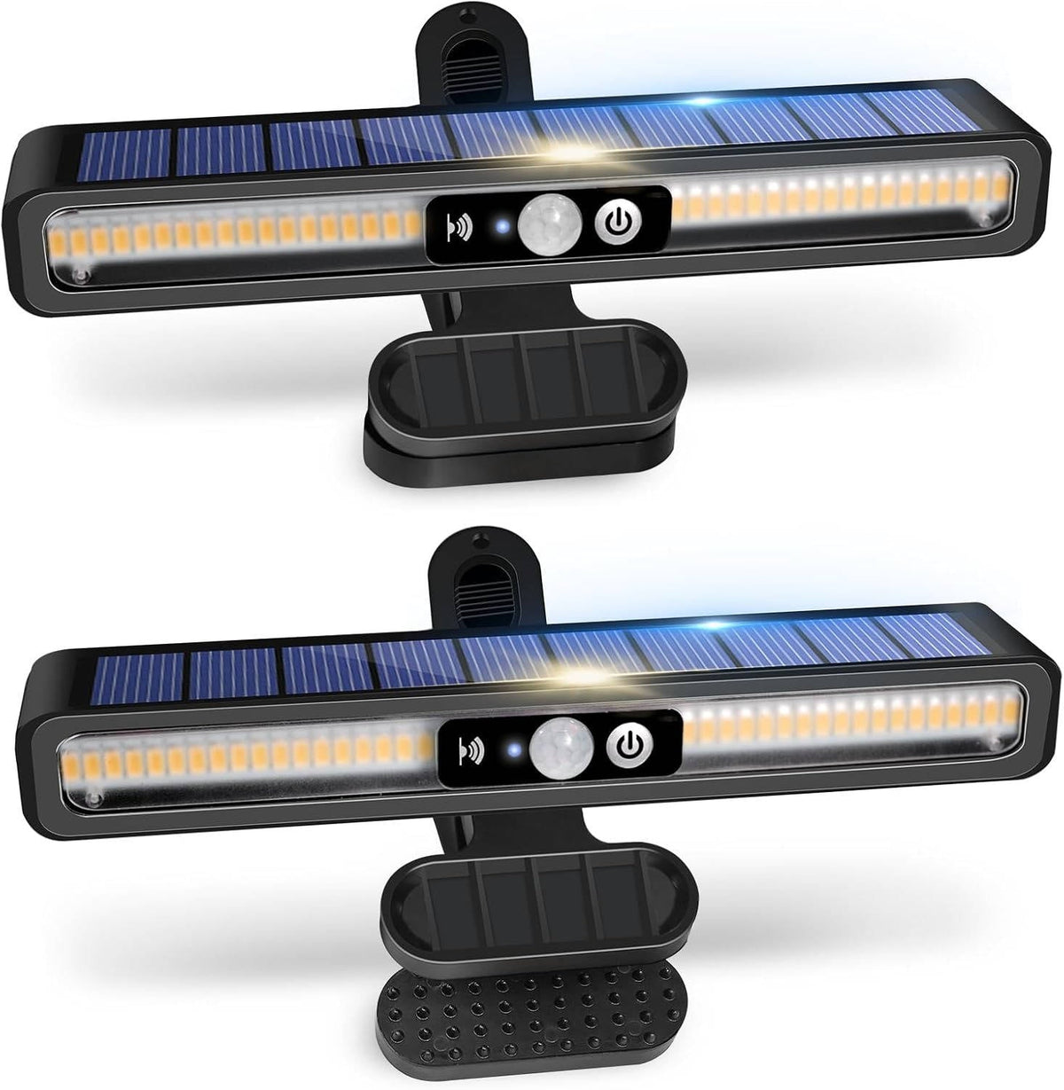 Solar Motion Sensor Outdoor Light, 400 Lumen, Set of 2