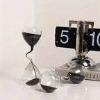 Twisted Glass Hourglass, Decorative Sand Timer