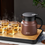 Double-Walled Vacuum Tea Flask 800 ml with Steel Infuser