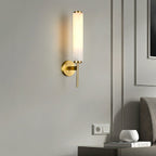 Art Deco Alabaster Wall Light with Brass Fitting