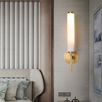 Art Deco Alabaster Wall Light with Brass Fitting