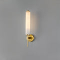 Art Deco Alabaster Wall Light with Brass Fitting