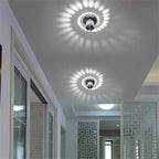 Spiral Effect LED Wall Light with RGB Colour Modes