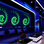 Spiral Effect LED Wall Light with RGB Colour Modes