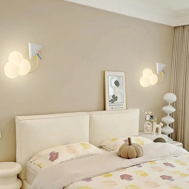 Kids Cloud Wall Light with Motif Charm, 18W LED