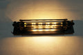 Industrial Cage Wall Light with Edison Bulb Included