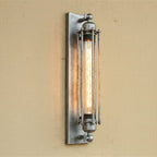 Industrial Cage Wall Light with Edison Bulb Included