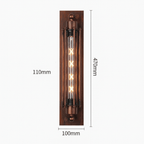 Industrial Cage Wall Light with Edison Bulb Included