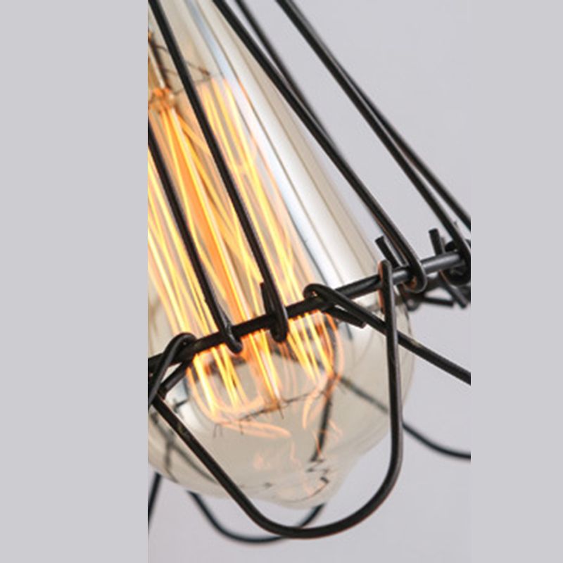 Industrial Cage Wall Light with E27 Fitting