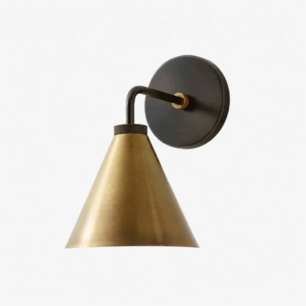 Industrial Cone Wall Light, 1, 2 or 3 Heads, Four Finishes