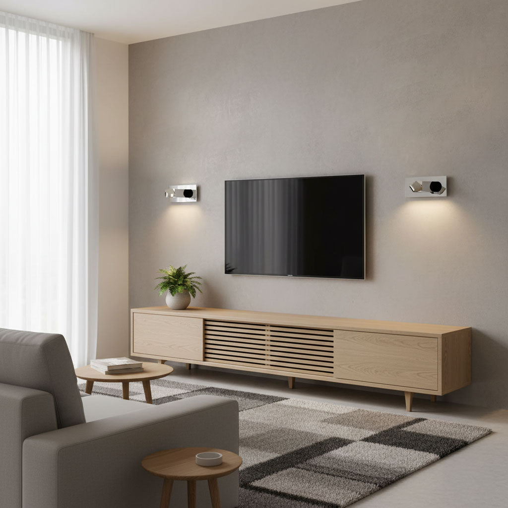LED Bedside Reading Wall Light with Hidden Push Switch