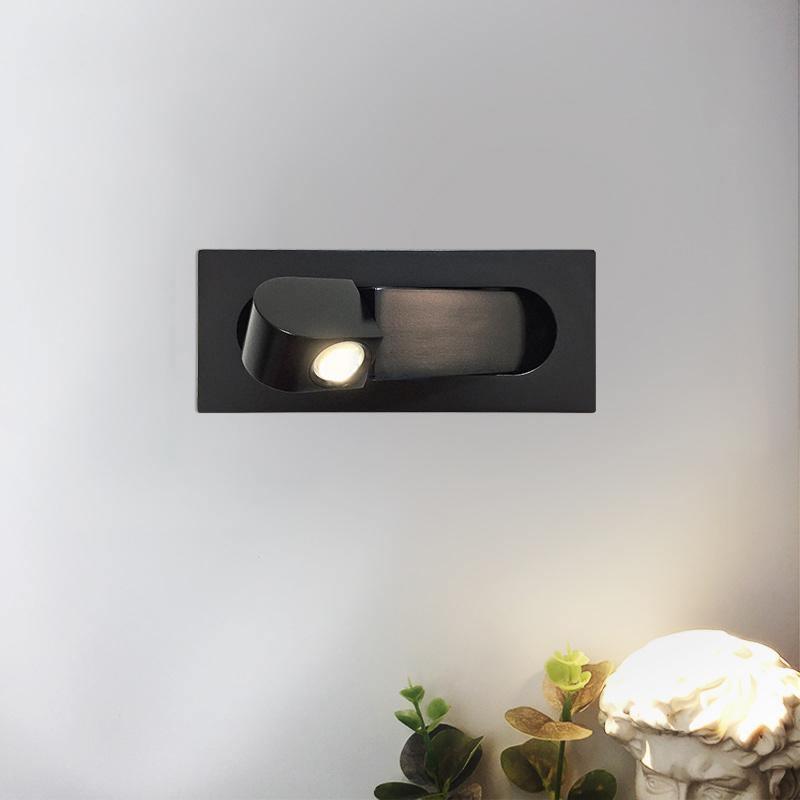 LED Bedside Reading Wall Light with Hidden Push Switch