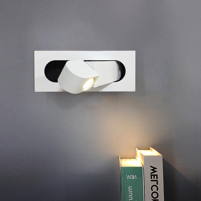 LED Bedside Reading Wall Light with Hidden Push Switch