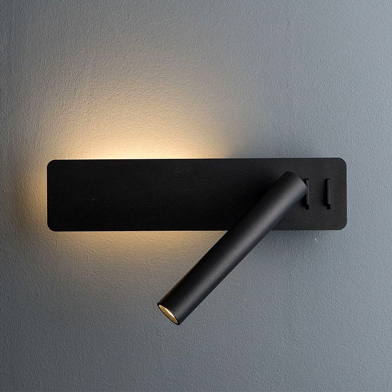 Modern LED Wall Light with Swivel Reading Arm