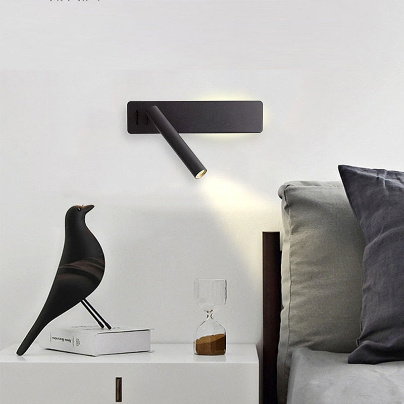 Modern LED Wall Light with Swivel Reading Arm