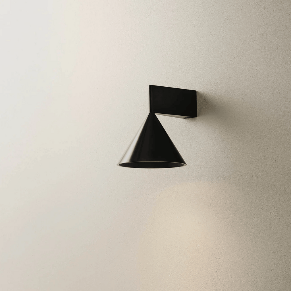 Minimalist Cone Wall Light with Up and Down LED Glow