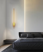 Minimalist Linear Bar Wall Light with Integrated LED, 60 cm
