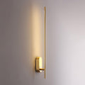 Minimalist Linear Bar Wall Light with Integrated LED, 60 cm