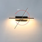 Linear LED Wall Light with 330 Degree Rotating Arm