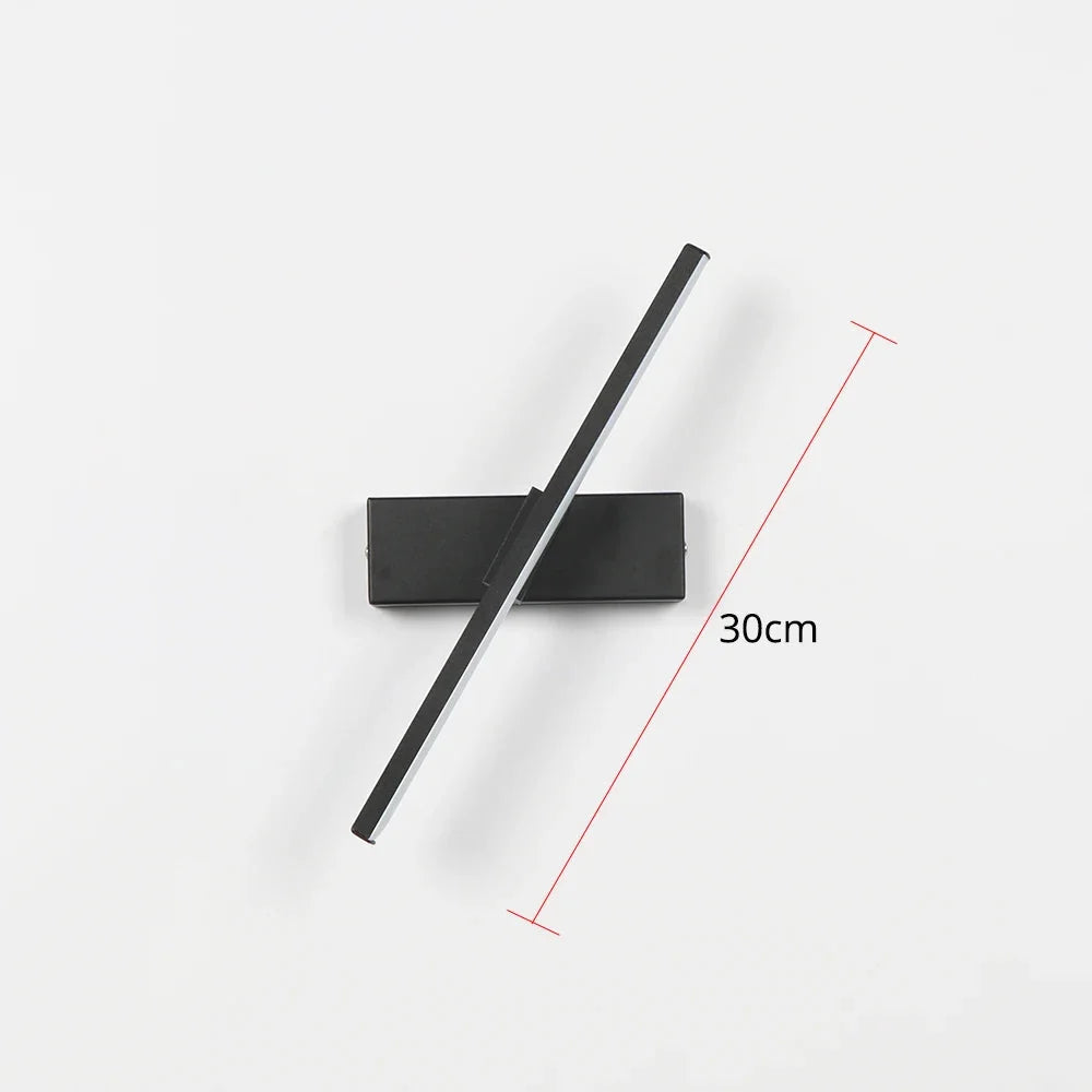 Linear LED Wall Light with 330 Degree Rotating Arm