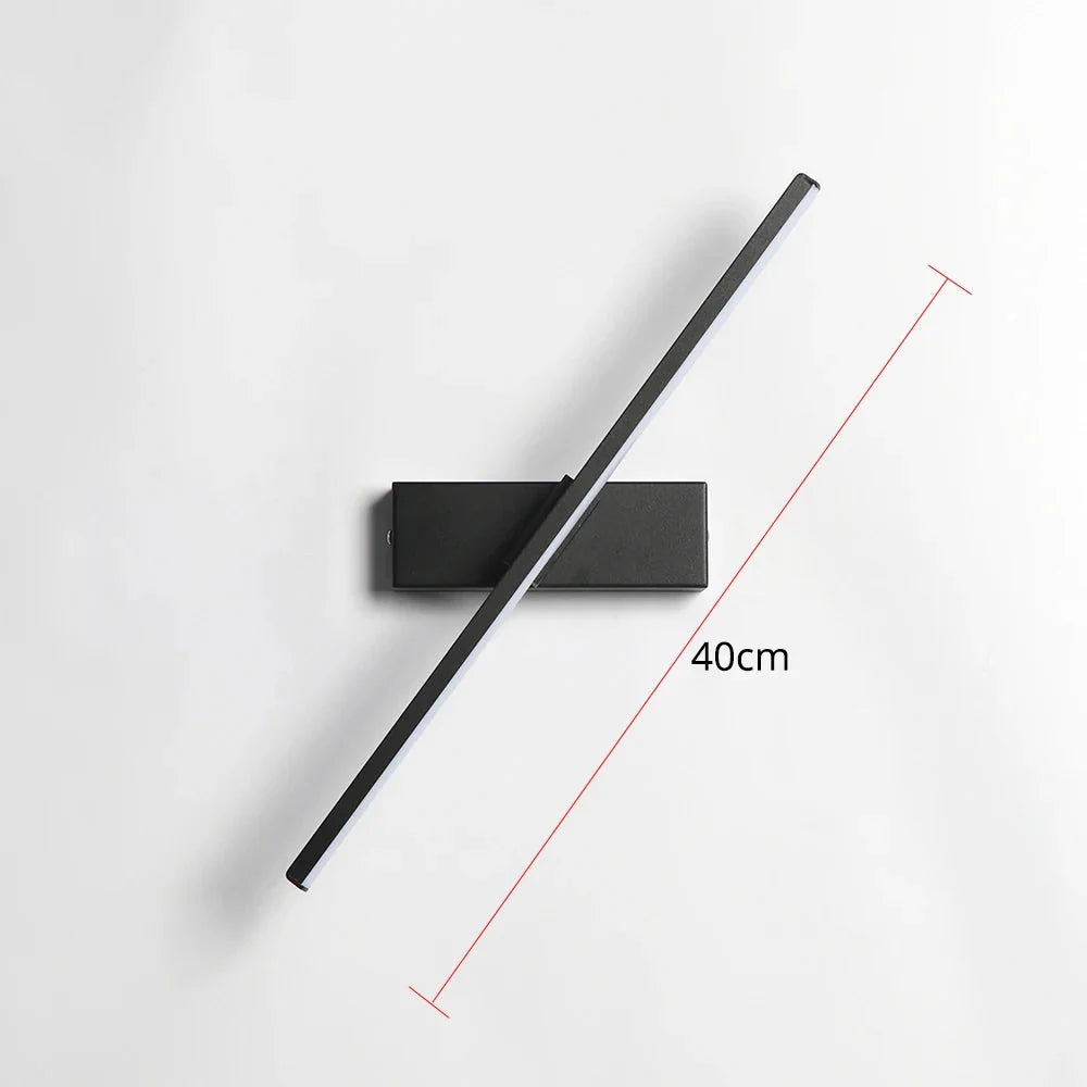 Linear LED Wall Light with 330 Degree Rotating Arm