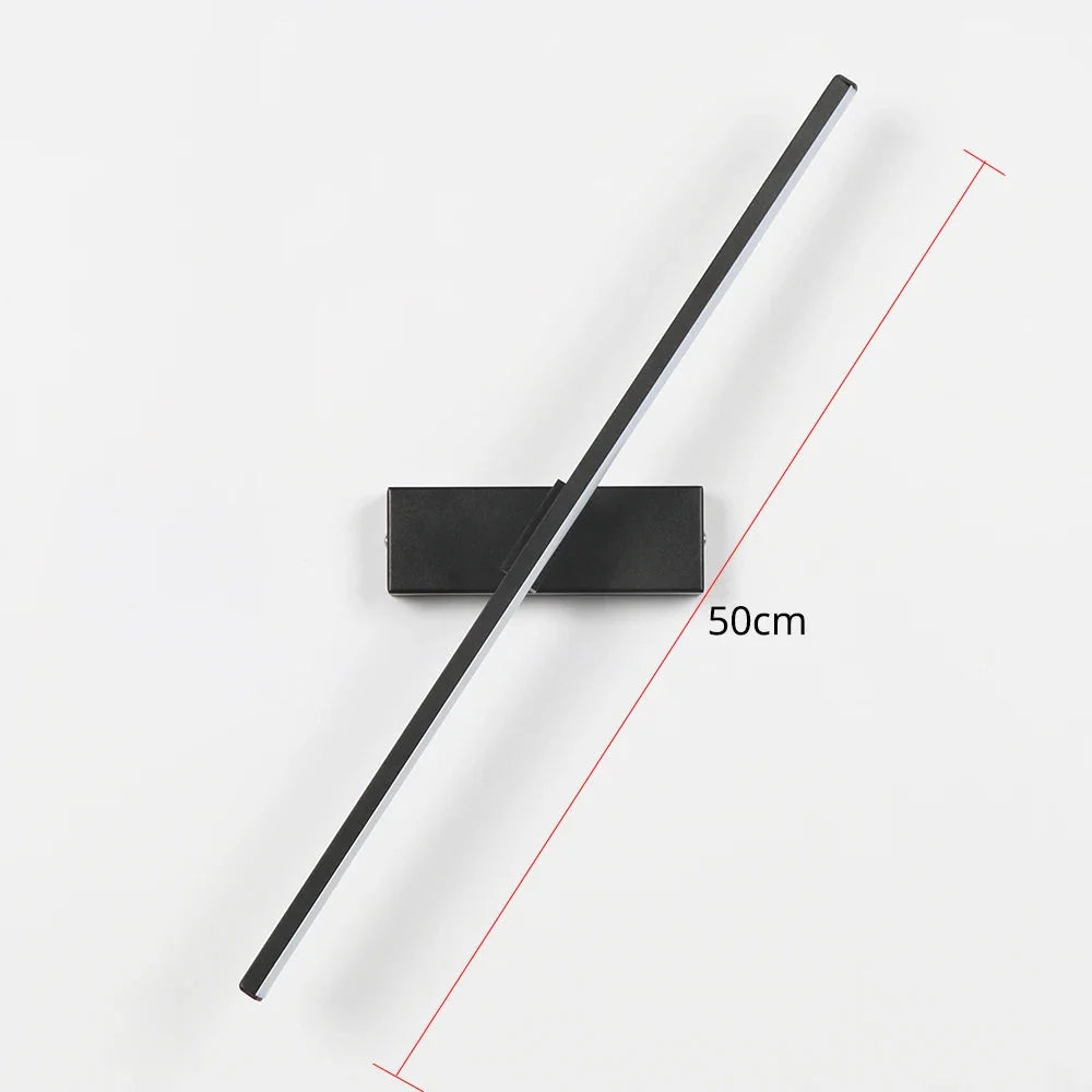 Linear LED Wall Light with 330 Degree Rotating Arm