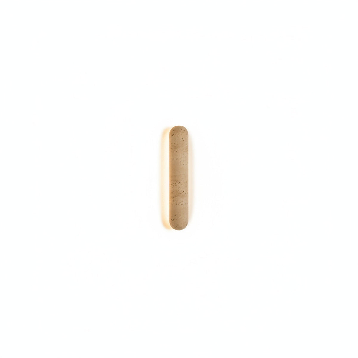 Travertine Wall Light with Integrated Warm LED, 30 or 60 cm
