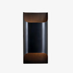 Up and Down Wall Light with Metal Shade, Brass or Black