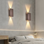 Modernist LED Wall Light with Warm White Up and Down Beams