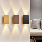 Modernist LED Wall Light with Warm White Up and Down Beams