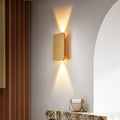Modernist LED Wall Light with Warm White Up and Down Beams