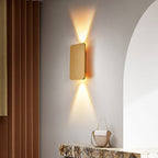 Modernist LED Wall Light with Warm White Up and Down Beams