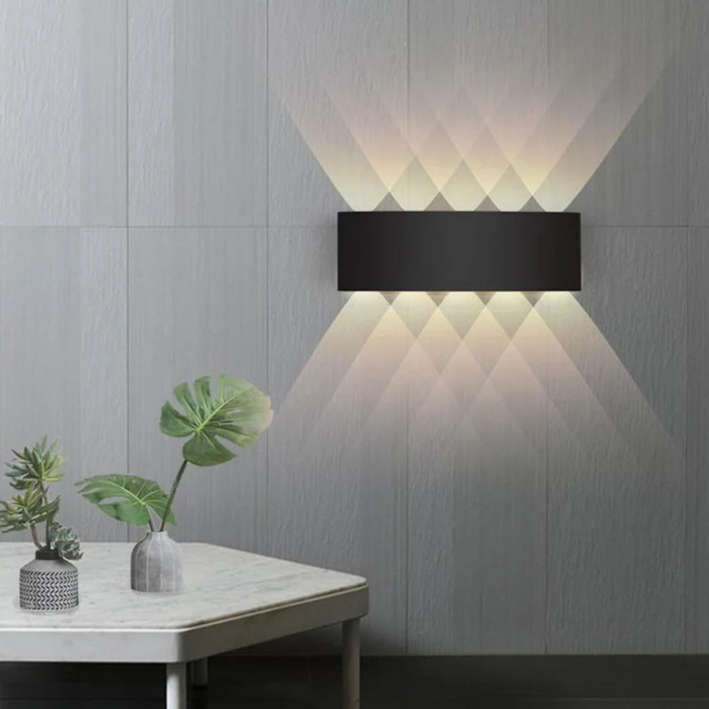 Indoor Outdoor LED Wall Light with Up and Down Beams, IP54