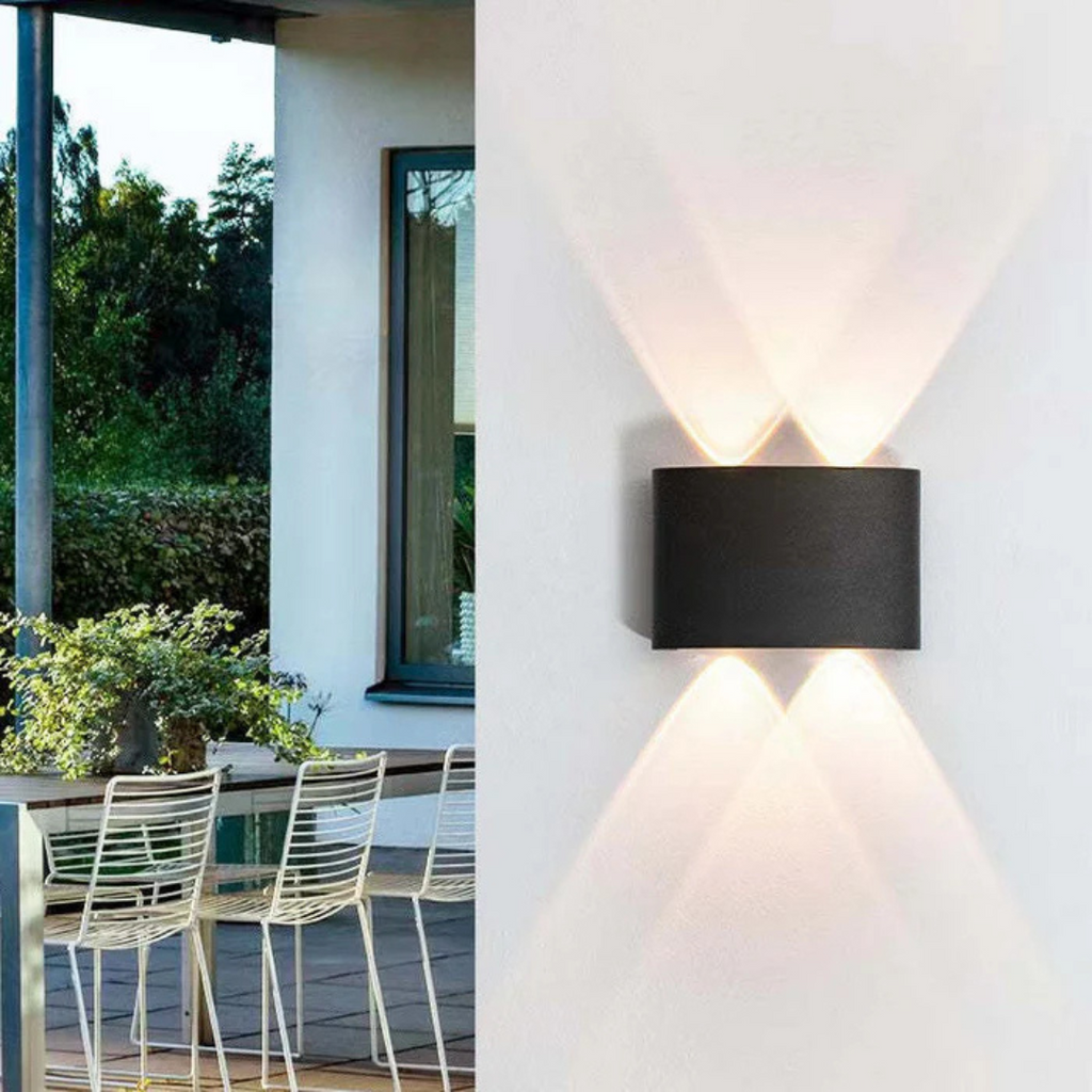 Indoor Outdoor LED Wall Light with Up and Down Beams, IP54