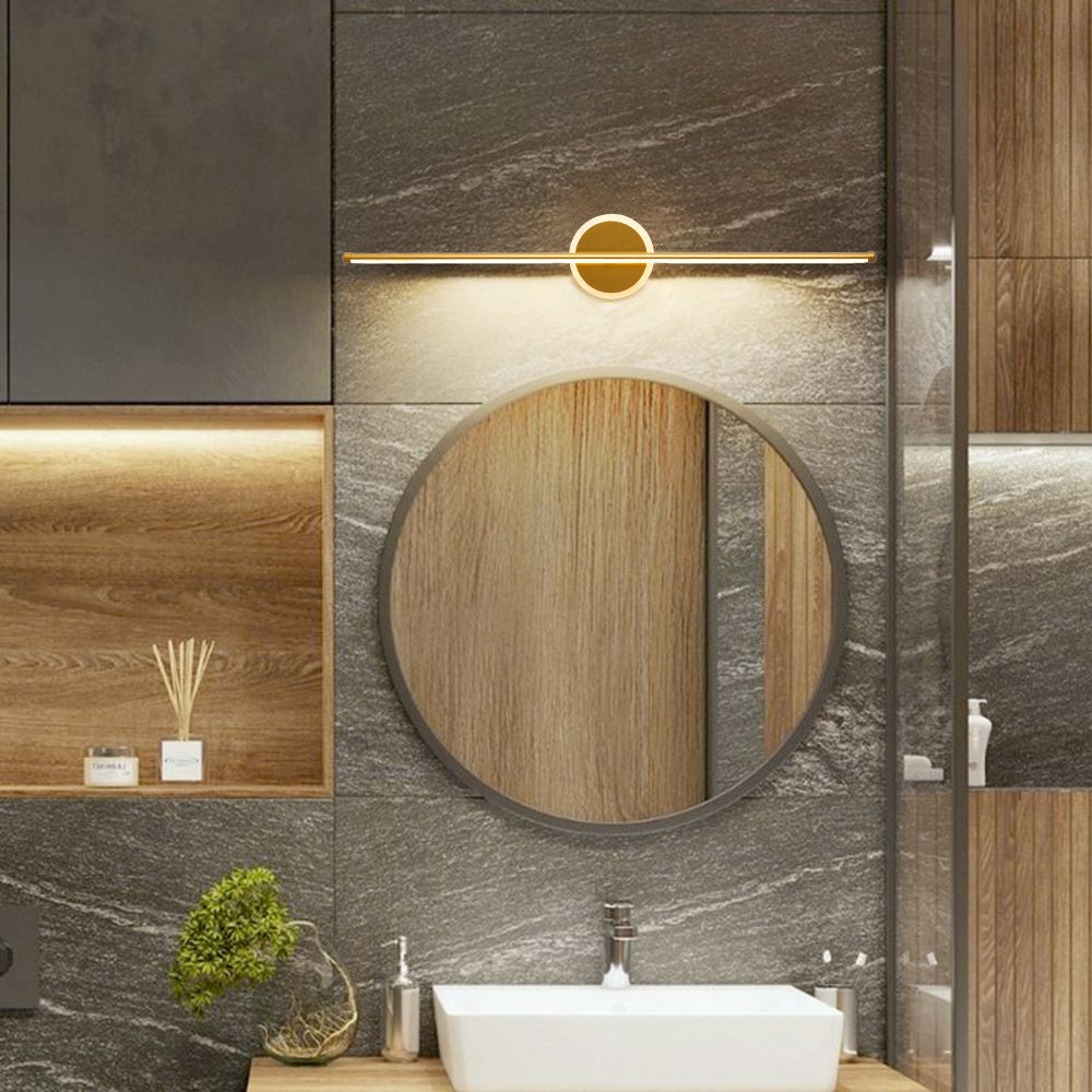 Linear LED Mirror Wall Light, IP44, Dimmable