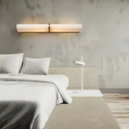 Minimalist Twin Cylinder Glass Wall Light, Integrated LED