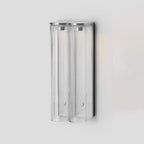 Minimalist Twin Cylinder Glass Wall Light, Integrated LED