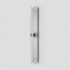 Minimalist Twin Cylinder Glass Wall Light, Integrated LED