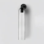 Modern Cylinder Glass Wall Light, Up or Down Mount