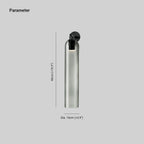 Modern Cylinder Glass Wall Light, Up or Down Mount