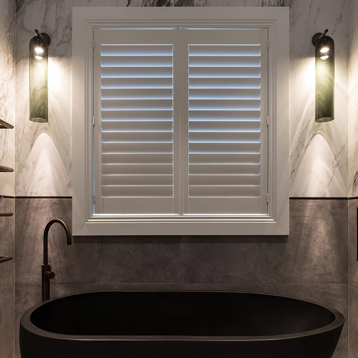 Modern Cylinder Glass Wall Light, Up or Down Mount