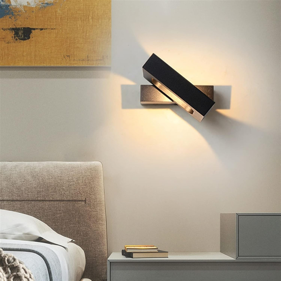 Modern Aluminium Wall Light with 360 Swivel Head