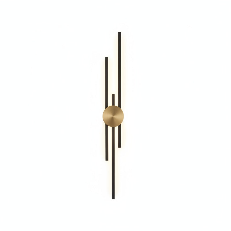 Three Bar Wall Light with Round Base, 18W 1440 Lumen LED
