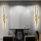 Three Bar Wall Light with Round Base, 18W 1440 Lumen LED