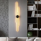 Three Bar Wall Light with Round Base, 18W 1440 Lumen LED